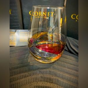 Cornet Barcelona Sagrada 20 oz. Stemless Wine Glasses (4) - BRAND NEW!